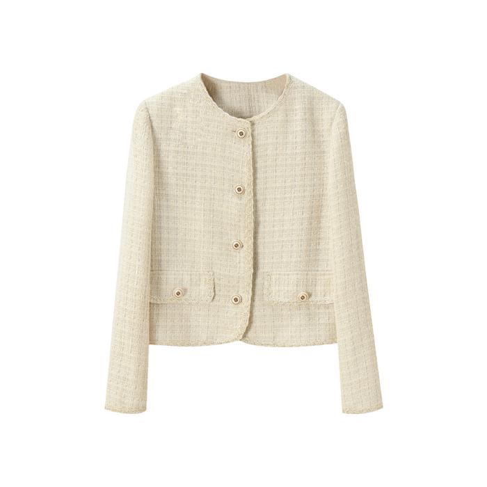 Blazer, Westen | Kurzer Blazer Aus Bouclé  – Damen Blazer, Westen Blazer, Westen