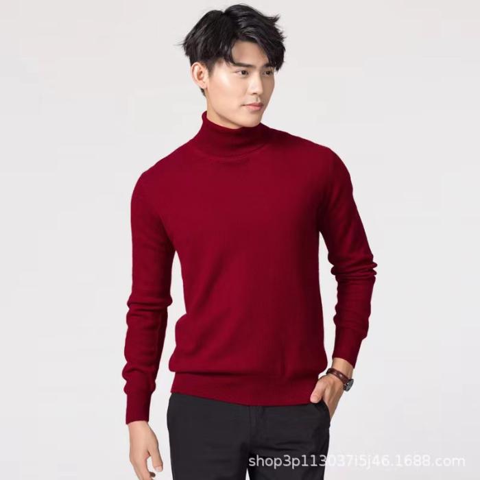 Premium Quality | Rollkragenpullover Aus Merinowolle  – Herren Herren Herren