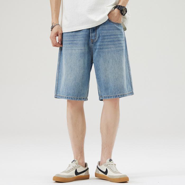 Shorts | Shorts Aus Denim Im Straight-Fit  – Herren Shorts Herren