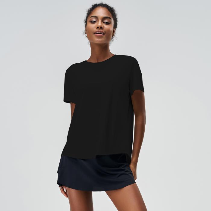 T-Shirts | T-Shirt Aus Baumwolle  – Damen Damen Damen