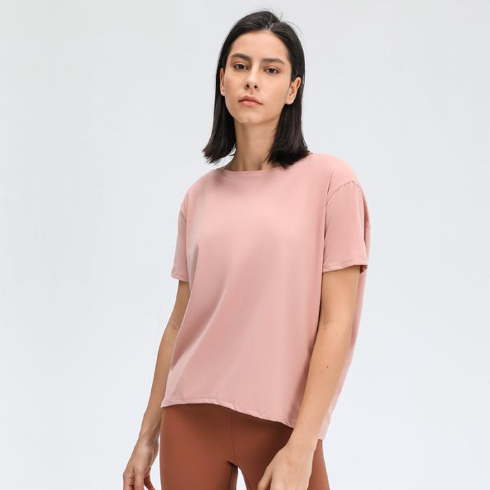 T-Shirts | T-Shirt Aus Modal-Mischung  – Damen Damen Damen